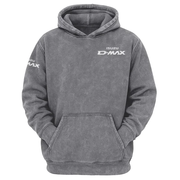 Isuzu D-MAX Exclusive Logo Hoodie Vintage QTUT200625A1ID - Dark Grey
