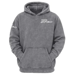 Mazda BT-50 Exclusive Logo Hoodie Vintage QTUT200625A1MBT - Dark Grey