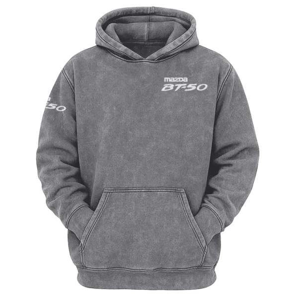 Mazda BT-50 Exclusive Logo Hoodie Vintage QTUT200625A1MBT - Dark Grey