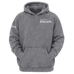 Toyota Hilux Exclusive Logo Hoodie Vintage QTUT200625A1TH - Dark Grey