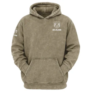 RAM Trucks Exclusive Logo Hoodie Vintage QTUT200625A1RAM - Green Beans