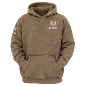 RAM Trucks Exclusive Logo Hoodie Vintage QTUT200625A1RAM - Khaki