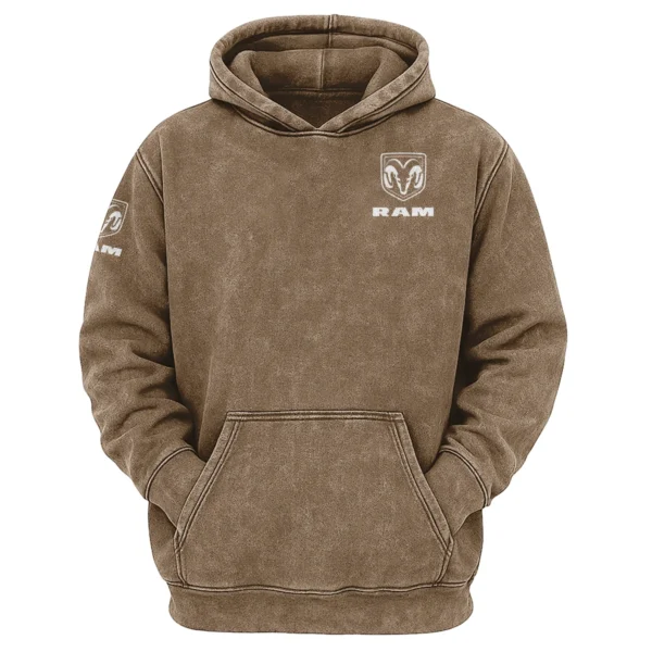 RAM Trucks Exclusive Logo Hoodie Vintage QTUT200625A1RAM - Khaki