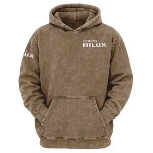 Toyota Hilux Exclusive Logo Hoodie Vintage QTUT200625A1TH - Khaki