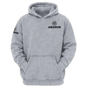 Volkswagen Amarok Exclusive Logo Hoodie Vintage QTUT200625A1VA - Light Gray