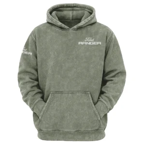 Ford Ranger Exclusive Logo Hoodie Vintage QTUT200625A1FR - Military Green