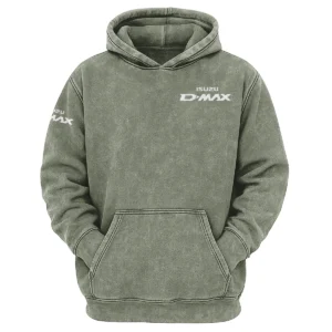 Isuzu D-MAX Exclusive Logo Hoodie Vintage QTUT200625A1ID - Military Green