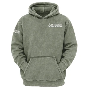 Mitsubishi Triton Exclusive Logo Hoodie Vintage QTUT200625A1MT - Military Green
