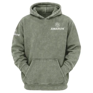 Volkswagen Amarok Exclusive Logo Hoodie Vintage QTUT200625A1VA - Military Green