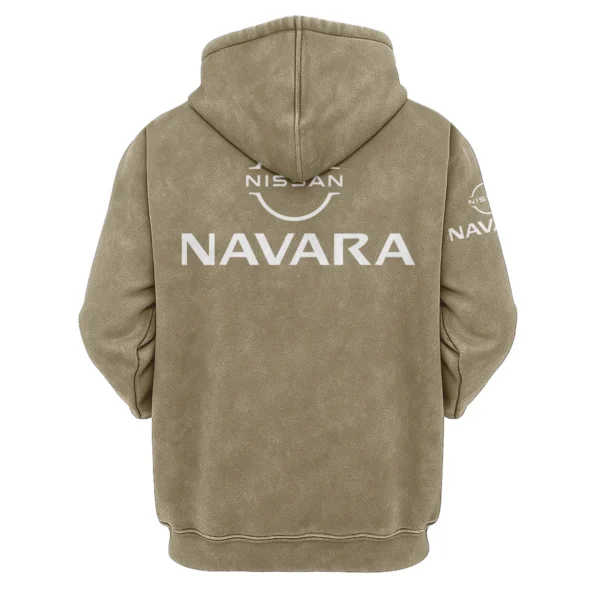 Nissan Navara Exclusive Logo Hoodie Vintage QTUT200625A1NNA - Green Beans - Image 2