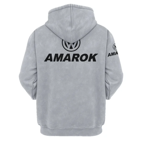 Volkswagen Amarok Exclusive Logo Hoodie Vintage QTUT200625A1VA - Light Gray - Image 2