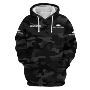 Chevrolet Silverado Exclusive Logo Hoodie Ute QTUT110625A1CS-HD - Black