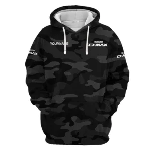 Isuzu D-MAX Exclusive Logo Hoodie Ute QTUT110625A1ID-HD - Black