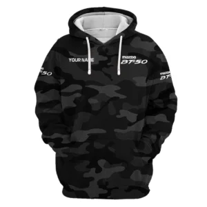 Mazda BT-50 Exclusive Logo Hoodie Ute QTUT110625A1MBT-HD - Black