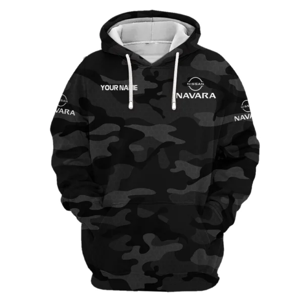 Nissan Navara Exclusive Logo Hoodie Ute QTUT110625A1NNA-HD - Black