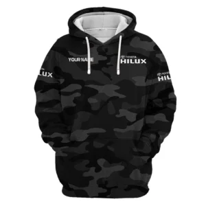 Toyota Hilux Exclusive Logo Hoodie Ute QTUT110625A1TH-HD - Black