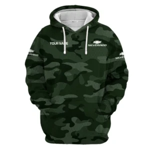 Chevrolet Silverado Exclusive Logo Hoodie Ute QTUT110625A1CS-HD - Green