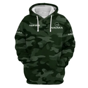 Nissan Navara Exclusive Logo Hoodie Ute QTUT110625A1NNA-HD - Green