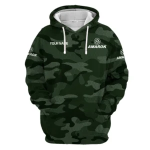 Volkswagen Amarok Exclusive Logo Hoodie Ute QTUT110625A1VA-HD - Green