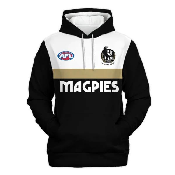 Collingwood Australian Football League Exclusive Logo Hoodie HOAFL140525A01COLLHD
