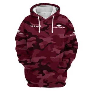 Chevrolet Silverado Exclusive Logo Hoodie Ute QTUT110625A1CS-HD - Maroon