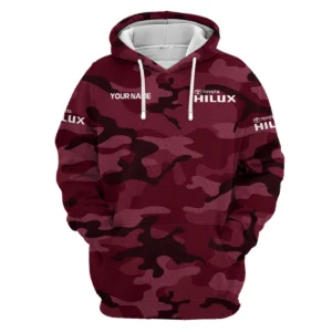 Toyota Hilux Exclusive Logo Hoodie Ute QTUT110625A1TH-HD - Maroon