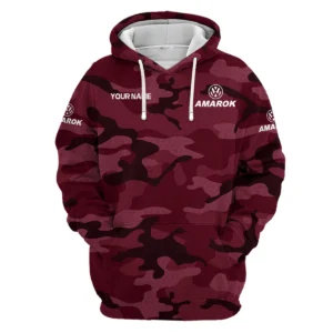 Volkswagen Amarok Exclusive Logo Hoodie Ute QTUT110625A1VA-HD - Maroon