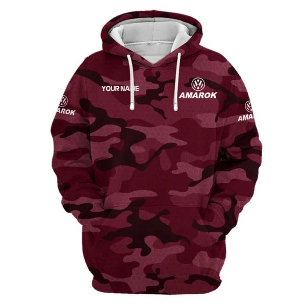 Volkswagen Amarok Exclusive Logo Hoodie Ute QTUT110625A1VA-HD - Maroon