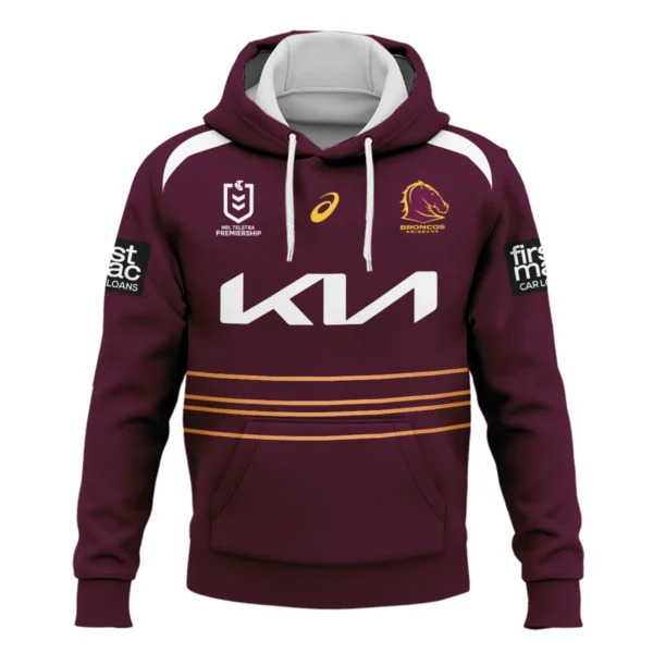 Brisbane Broncos NRL Exclusive Logo Hoodie QTVA050625NRL01BRI-HD - Image 2