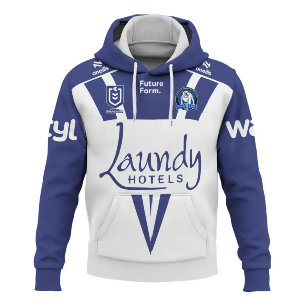Canterbury-Bankstown Bulldogs NRL Exclusive Logo Hoodie QTVA050625NRL01CBY-HD - Image 2