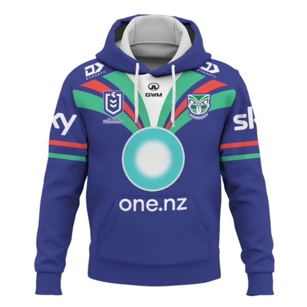 NZ Warriors NRL Exclusive Logo Hoodie QTVA050625NRL01NZL-HD - Image 2
