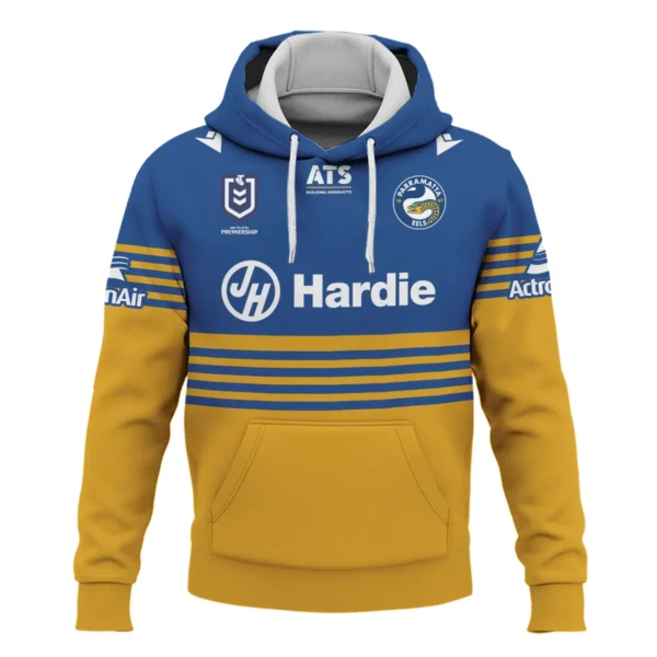 Parramatta Eels NRL Exclusive Logo Hoodie QTVA050625NRL01PAR-HD - Image 2