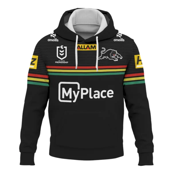 Penrith Panthers NRL Exclusive Logo Hoodie QTVA050625NRL01PEN-HD - Image 2