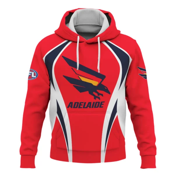 Adelaide Crows AFL Exclusive Logo Hoodie QTVA250625AFL03ADEL-HD - Image 2