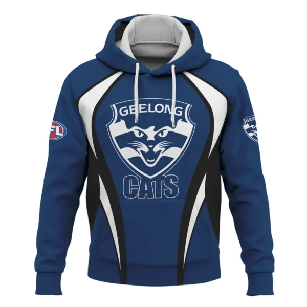 Geelong Cats AFL Exclusive Logo Hoodie QTVA250625AFL03GEEL-HD - Image 2
