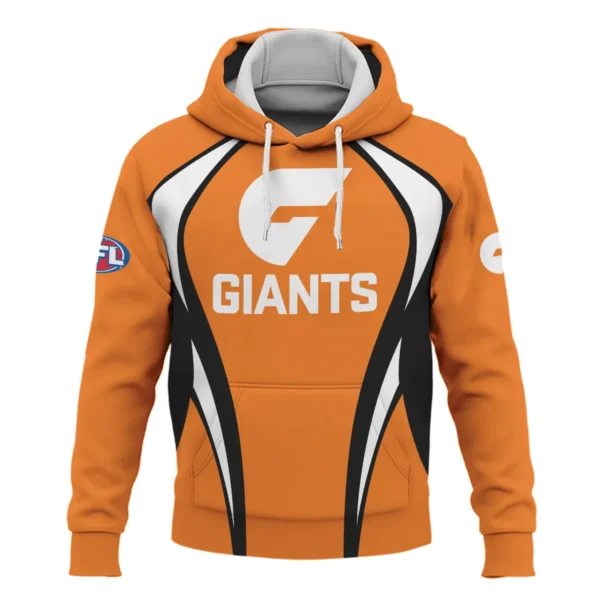 GWS Giants AFL Exclusive Logo Hoodie QTVA250625AFL03GWS-HD - Image 2