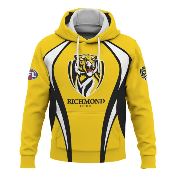 Richmond Tigers AFL Exclusive Logo Hoodie QTVA250625AFL03RICH-HD - Image 2