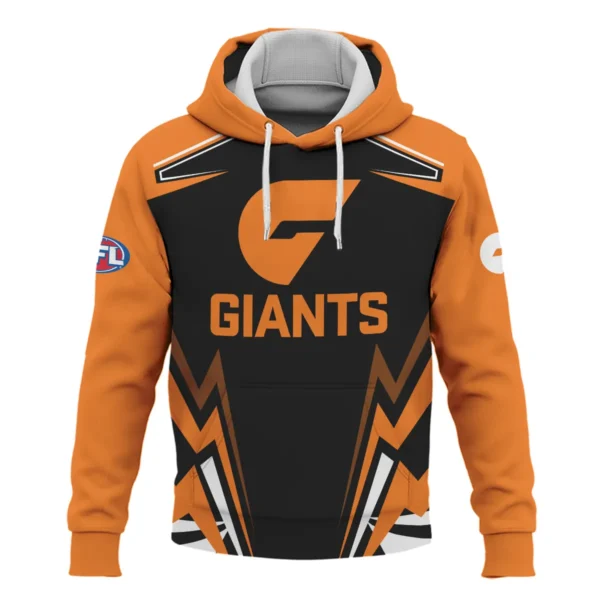 GWS Giants AFL Exclusive Logo Hoodie QTVA270625AFL04GWS-HD - Image 2