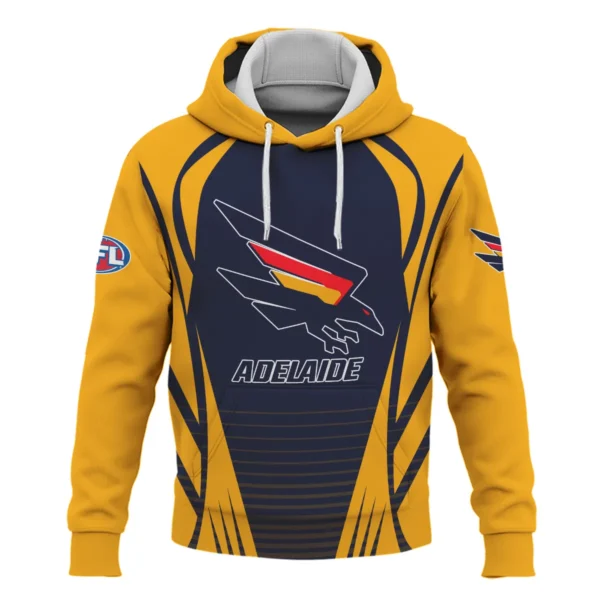 Adelaide Crows AFL Exclusive Logo Hoodie QTVA280625AFL05ADEL-HD - Image 2