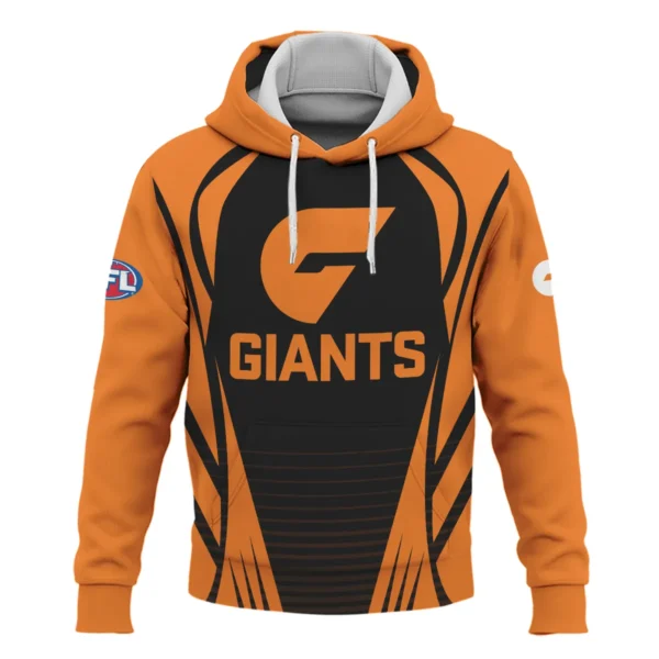 GWS Giants AFL Exclusive Logo Hoodie QTVA280625AFL05GWS-HD - Image 2