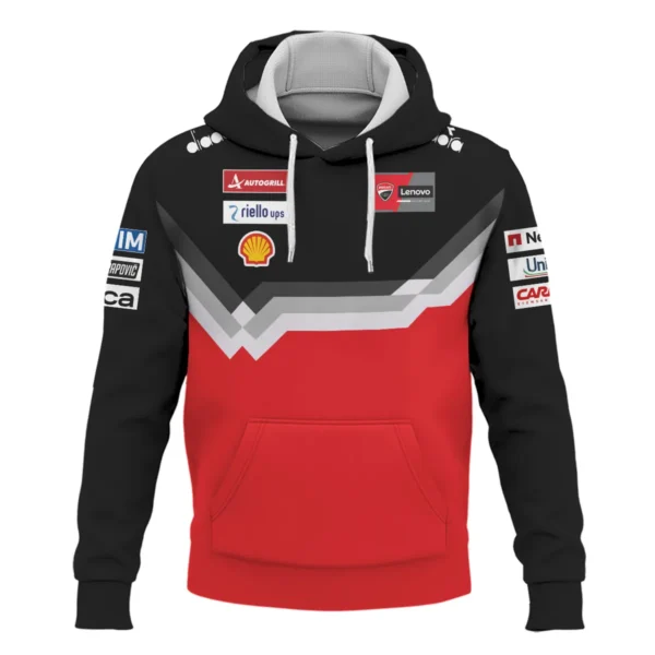 Marc Márquez Ducati Lenovo Team Exclusive Logo Hoodie QTVAGP110625A14DUC-HD - Image 2