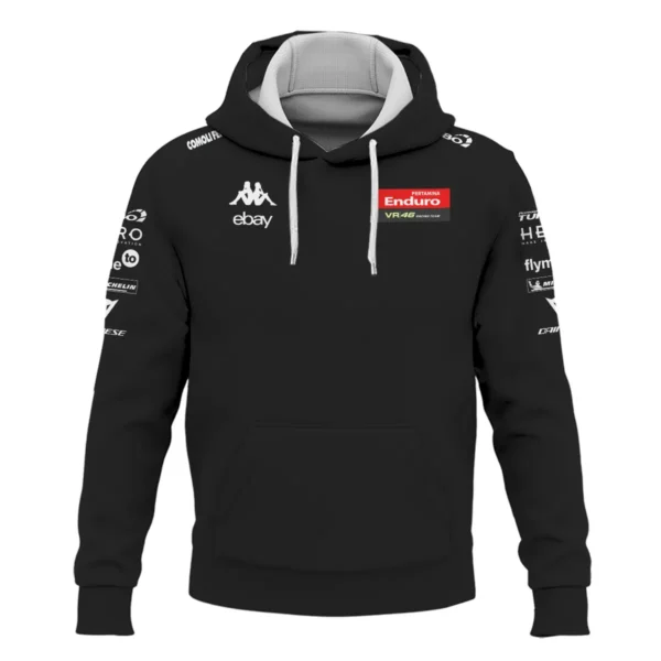 VR46 Racing Team Exclusive Logo Hoodie QTVAGP120625A15VR46-HD - Image 2