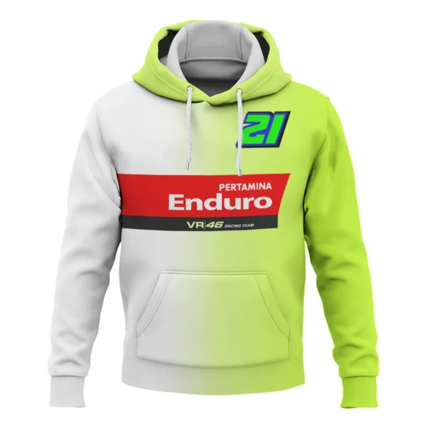 VR46 Racing Team Exclusive Logo Hoodie QTVAGP130625A20VR46-HD - Image 2