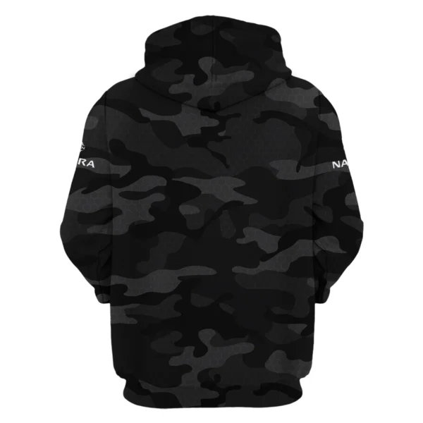 Nissan Navara Exclusive Logo Zipper Hoodie Ute QTUT110625A1NNA-ZHD - Black - Image 2