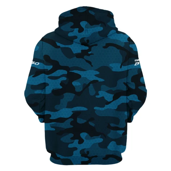 Mazda BT-50 Exclusive Logo Zipper Hoodie Ute QTUT110625A1MBT-ZHD - Navy Blue - Image 2