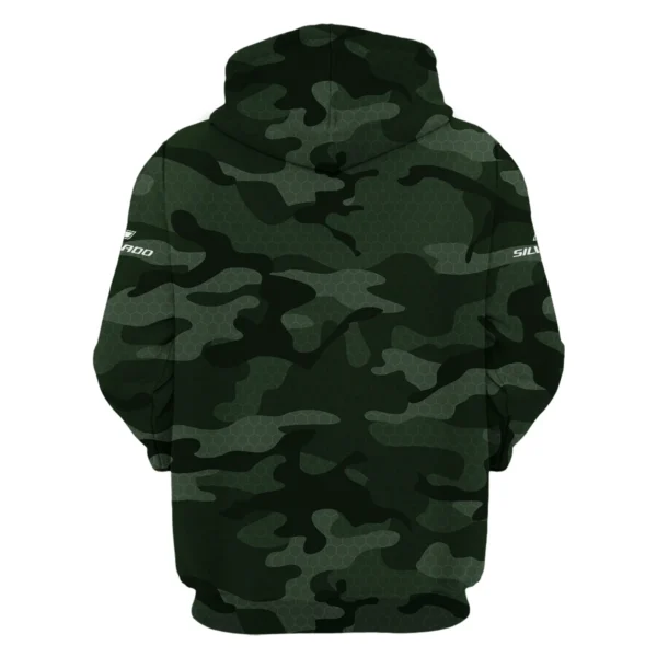 Chevrolet Silverado Exclusive Logo Hoodie Ute QTUT110625A1CS-HD - Green - Image 2