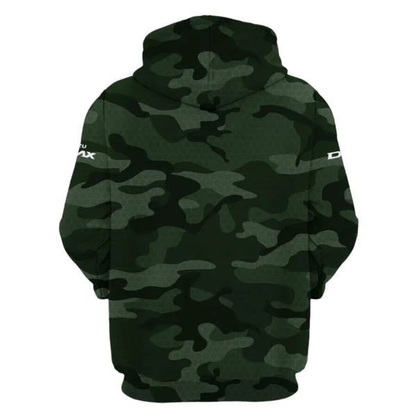 Isuzu D-MAX Exclusive Logo Zipper Hoodie Ute QTUT110625A1ID-ZHD - Green - Image 2