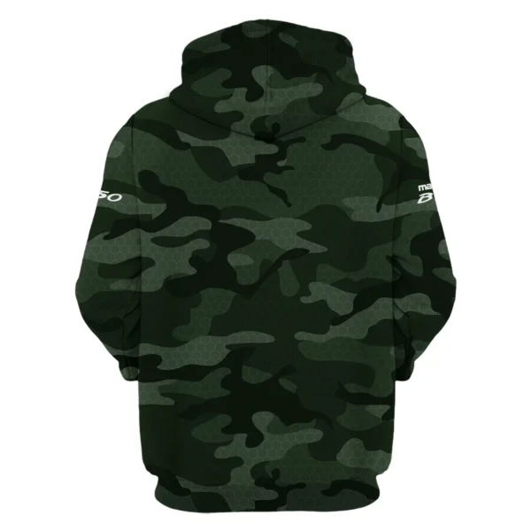 Mazda BT-50 Exclusive Logo Zipper Hoodie Ute QTUT110625A1MBT-ZHD - Green - Image 2