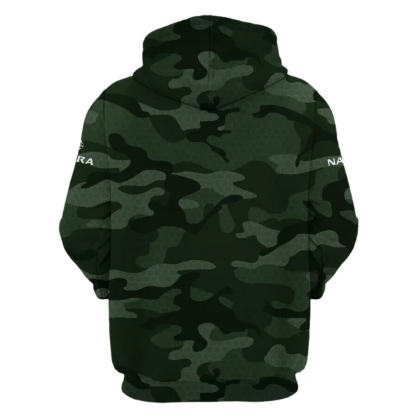 Nissan Navara Exclusive Logo Zipper Hoodie Ute QTUT110625A1NNA-ZHD - Green - Image 2