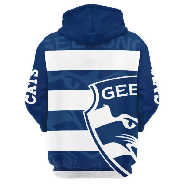 Geelong Cats Australian Football League Exclusive Logo Hoodie HOAFL130525A02GEELHD - Image 2